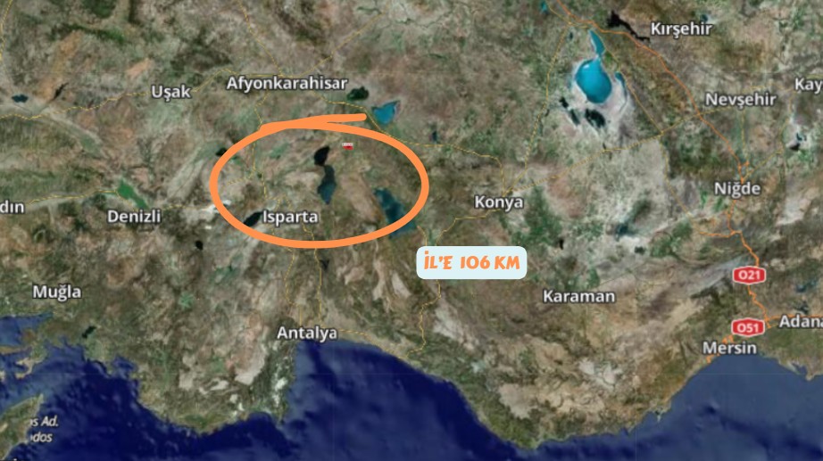 ISPARTA YALVAÇ KURUSARI KÖYÜNDE 226M² HİSSELİ TARLAMIZ SATILIK. - ISPARTA YALVAÇ fotoğraf 8